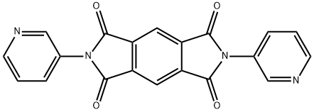 2,6-Bis(3-pyridinyl)benzo[1,2-c:4,5-c']dipyrrole-1,3,5,7-tetrone Struktur