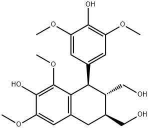 (-)-Lyoniresinol Struktur