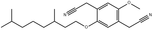 2-METHOXY-5-(3' 7'-DIMETHYLOCTYLOXY)BEN& Struktur