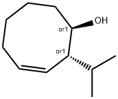 3-Cycloocten-1-ol,2-(1-methylethyl)-,(1R,2R)-rel-(9CI) Struktur