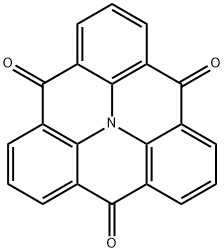 12c-Aza-4H,12H,12cH-dibenzo[cd,mn]pyrene-4,8,12-trione Struktur