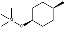 1β-[(Trimethylsilyl)oxy]-4β-methylcyclohexane Struktur