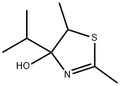 4-Thiazolol,4,5-dihydro-2,5-dimethyl-4-(1-methylethyl)-(9CI) Struktur