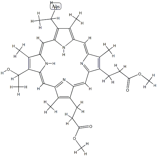 hematoporphyrin IX dimethylester Struktur