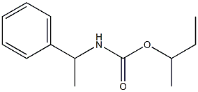 α-Methylbenzylcarbamic acid 1-methylpropyl ester Struktur