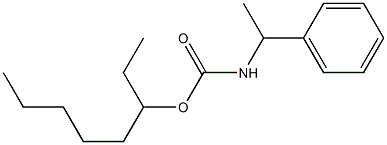 (α-Methylbenzyl)carbamic acid 1-ethylhexyl ester Struktur