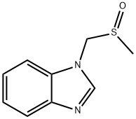 1H-Benzimidazole,1-[(methylsulfinyl)methyl]-(9CI) Struktur