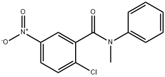 2-chloro-N-methyl-5-nitro-N-phenylbenzamide Struktur