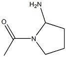 2-Pyrrolidinamine,1-acetyl-(9CI) Struktur