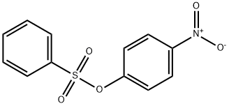 Benzenesulfonic acid p-nitrophenyl ester Struktur