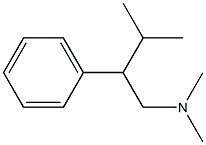 β-Isopropyl-N,N-dimethylbenzeneethanamine Struktur