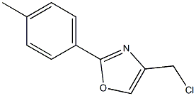 4-(CHLOROMETHYL)-2-(4-METHYLPHENYL)-1,3-OXAZOLE Struktur