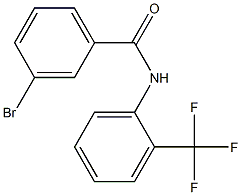 3-bromo-N-[2-(trifluoromethyl)phenyl]benzamide Struktur