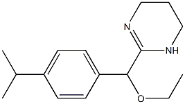 3,4,5,6-Tetrahydro-2-(α-ethoxy-4-isopropylbenzyl)pyrimidine Struktur