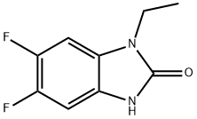 2H-Benzimidazol-2-one,1-ethyl-5,6-difluoro-1,3-dihydro-(9CI) Struktur