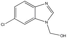 1H-Benzimidazole-1-methanol,6-chloro-(9CI) Struktur