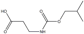 -bta--Alanine,  N-[(2-methylpropoxy)carbonyl]- Struktur