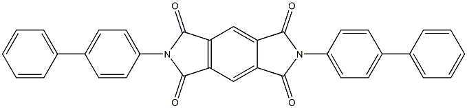 2,6-Di(4-biphenylyl)benzo[1,2-c:4,5-c']dipyrrole-1,3,5,7(2H,6H)-tetrone Struktur