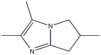 5H-Pyrrolo[1,2-a]imidazole,6,7-dihydro-2,3,6-trimethyl-(9CI) Struktur