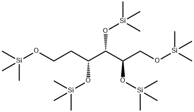 2-Deoxy-1,3,4,5,6-pentakis-O-(trimethylsilyl)hexitol Struktur