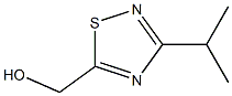 1,2,4-Thiadiazole-5-methanol,3-(1-methylethyl)-(9CI) Struktur