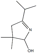 2H-Pyrrol-2-ol,3,4-dihydro-3,3-dimethyl-5-(1-methylethyl)-(9CI) Struktur