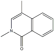 1(2H)-Isoquinolinone,2,4-dimethyl-(9CI) Struktur