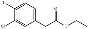 ethyl 2-(3-chloro-4-fluorophenyl)acetate Struktur