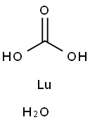 Lutetium Carbonate n-Hydrate Struktur