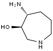 1H-Azepin-3-ol,4-aminohexahydro-,(3R,4R)-rel-(9CI) Struktur