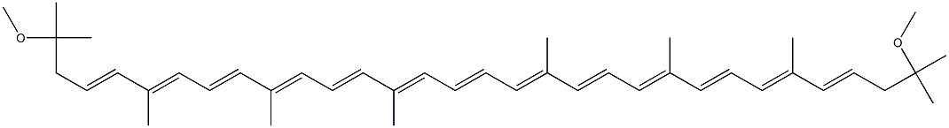 spirilloxanthin Struktur