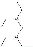 Bis(diethylarsinous)anhydride Struktur