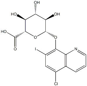 clioquinol glucuronide Struktur