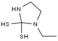 2,2-Imidazolidinedithiol,1-ethyl-(9CI) Struktur