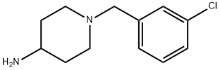 1-(3-chlorobenzyl)piperidin-4-amine Struktur