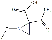 2-Aziridinecarboxylicacid,2-(aminocarbonyl)-1-methoxy-(9CI) Struktur