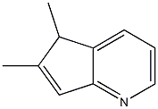 5H-Cyclopenta[b]pyridine,5,6-dimethyl-(9CI) Struktur