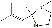 1,3-Diazabicyclo[3.1.0]hexane,2-methyl-2-(2-methyl-1-propenyl)-(9CI) Struktur