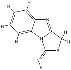 1H,3H-Thiazolo[3,4-a]benzimidazol-1-imine(9CI) Struktur