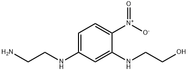 2-{5-[(2-aminoethyl)amino]-2-nitroanilino}ethanol Struktur