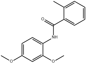 N-(2,4-dimethoxyphenyl)-2-methylbenzamide Struktur