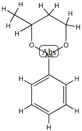 4-Methyl-2-phenyl-1,3,2-dioxarsenane Struktur