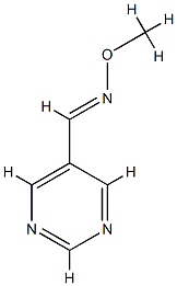 5-Pyrimidinecarboxaldehyde, O-methyloxime, [C(E)]- (9CI) Struktur