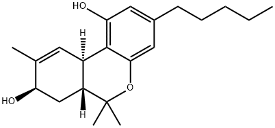 8-hydroxy-delta(9)-tetrahydrocannabinol Struktur