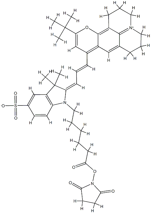 FLUORESCENT RED 635 REACTIVE* Struktur