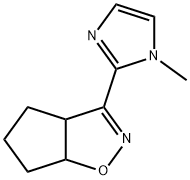 4H-Cyclopent[d]isoxazole,3a,5,6,6a-tetrahydro-3-(1-methyl-1H-imidazol-2-yl)-(9CI) Struktur