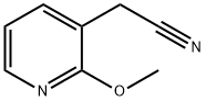 3-Pyridineacetonitrile,2-methoxy-(9CI) Struktur