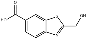 6-Benzothiazolecarboxylicacid,2-(hydroxymethyl)-(9CI) Struktur