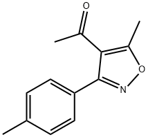 Ethanone, 1-[5-Methyl-3-(4-Methylphenyl)-4-isoxazolyl]- Struktur