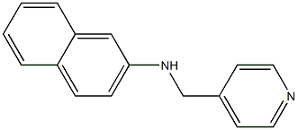 N-((pyridin-4-yl)methyl)naphthalen-2-amine Struktur